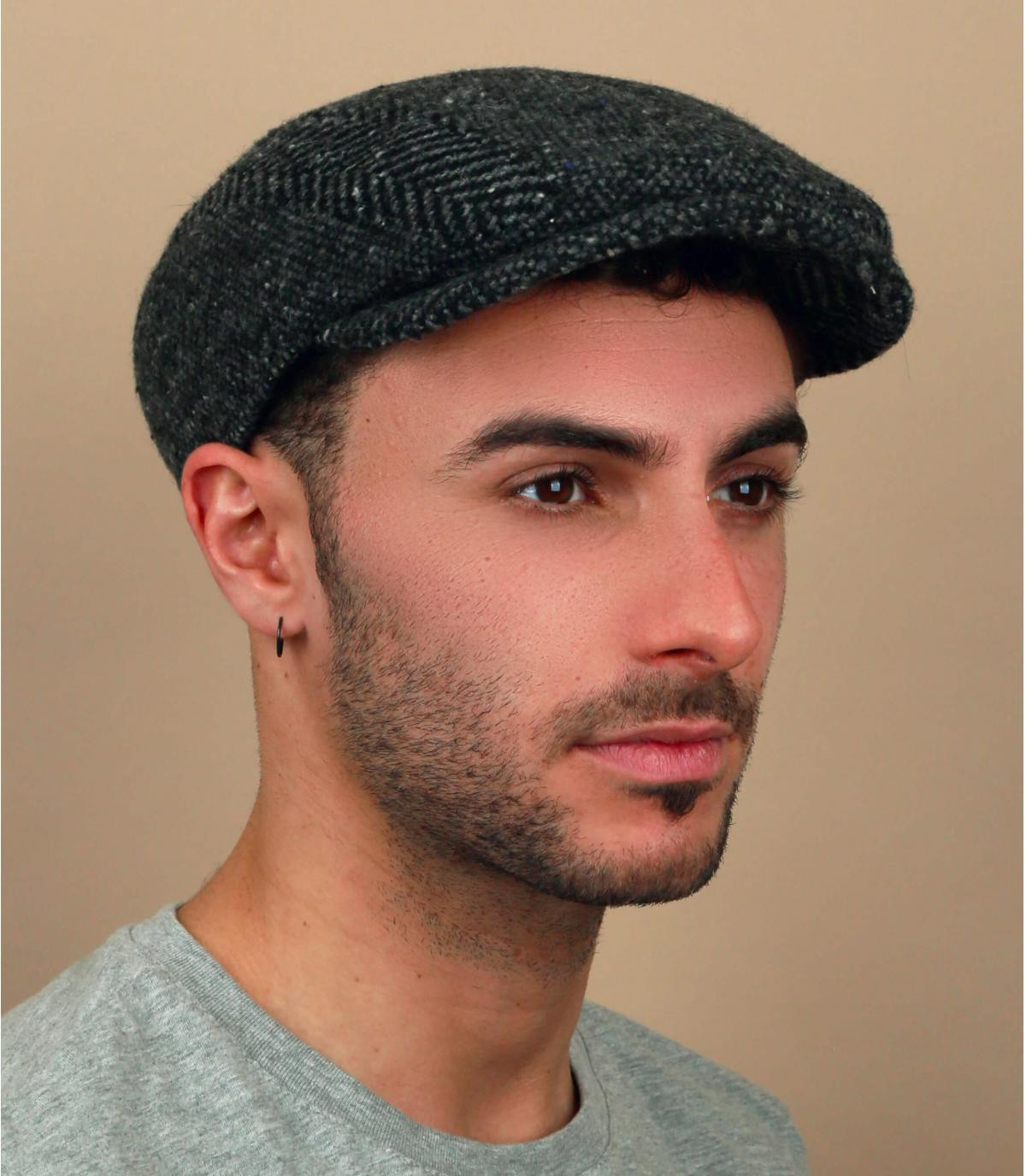grijze wollen baret Brandon Kursal Mix gris grijze wollen baret Brandon Kursal Mix gris